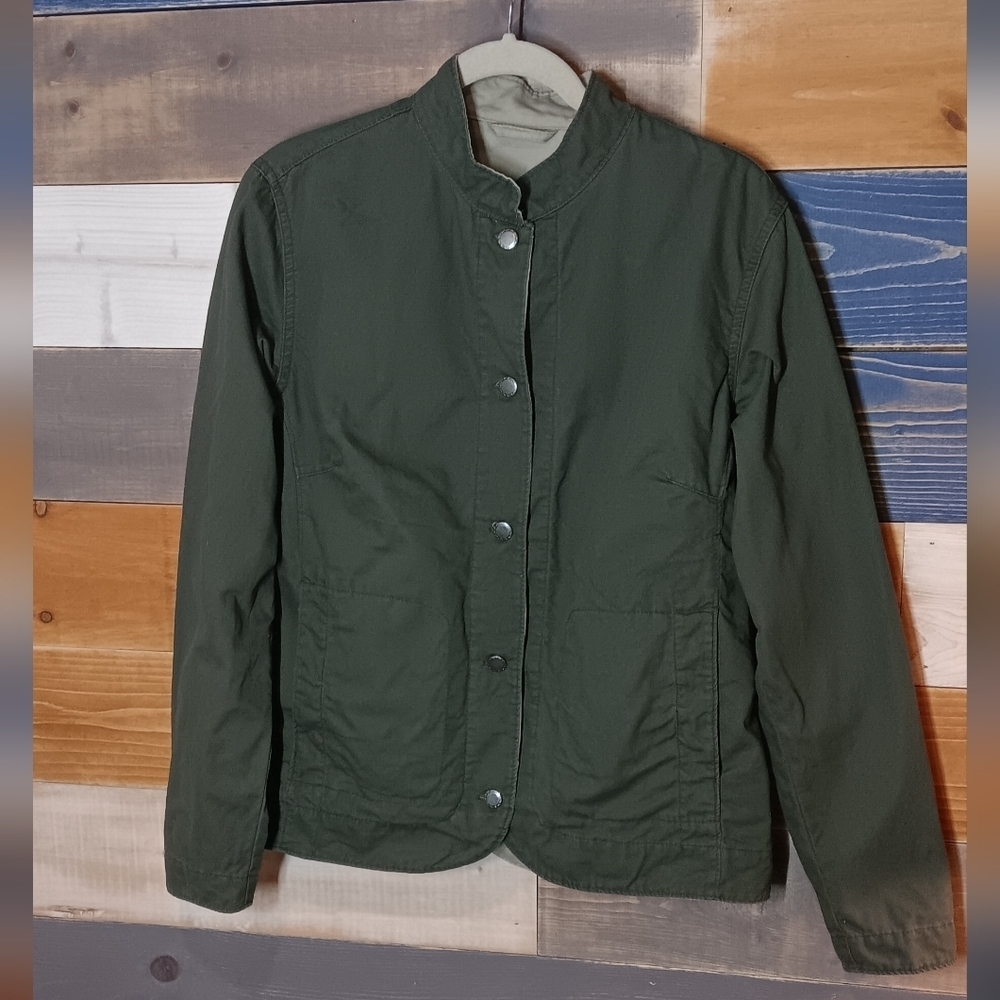Columbia Canvas Jacket L Olive Khaki